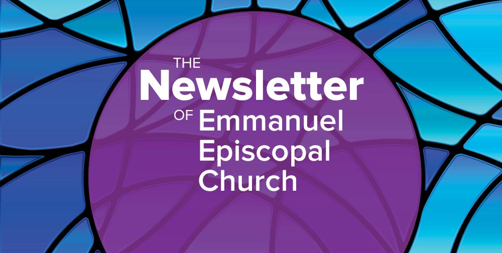 Emmanuel Church Newsletter August  9, 2020