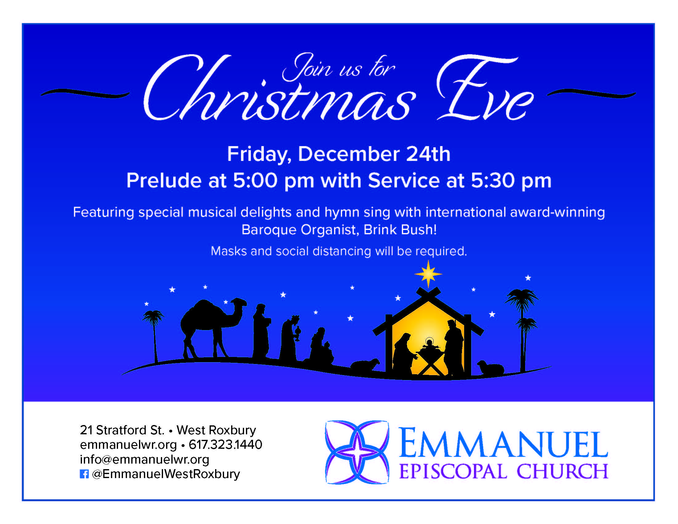 Christmas Eve Service, Friday, December 24, 2021